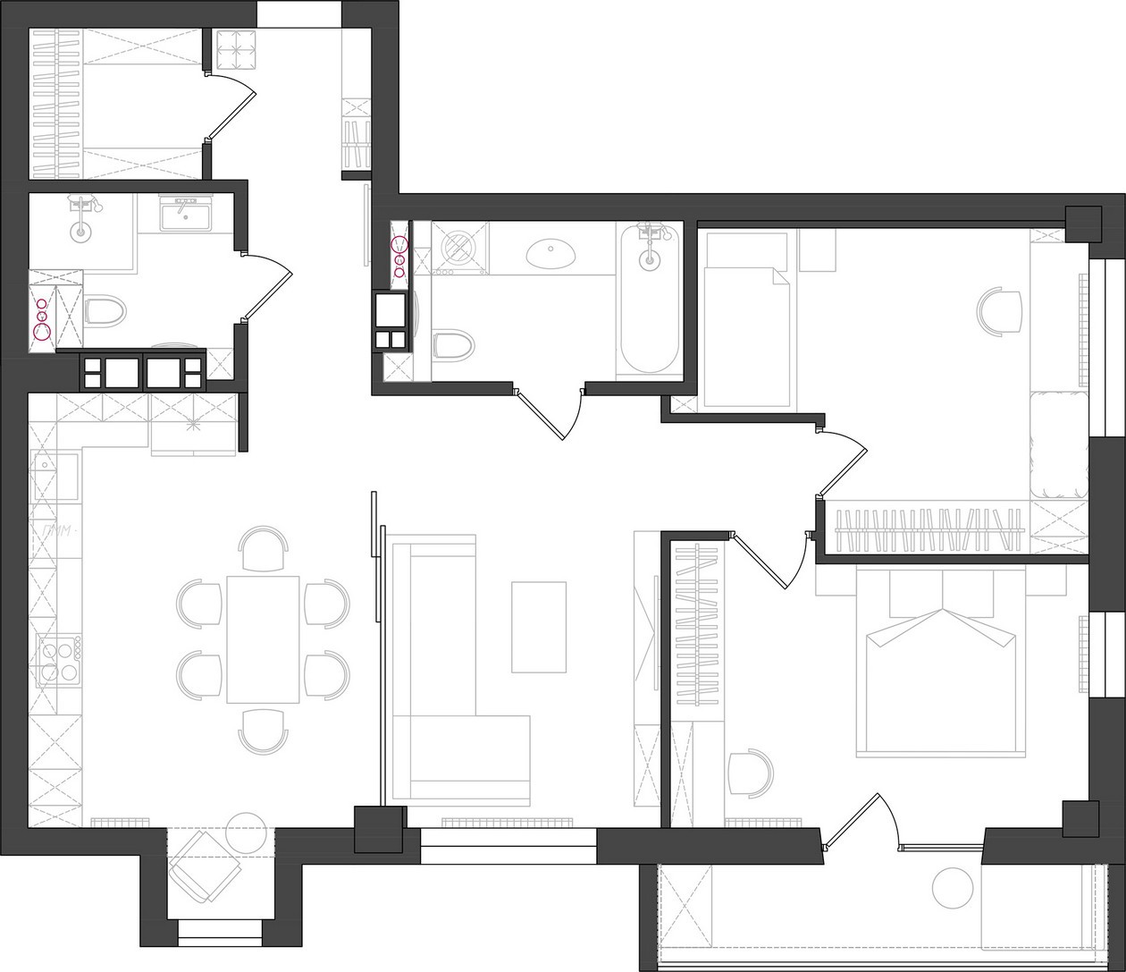 90平 现代简约，功能合理！-0