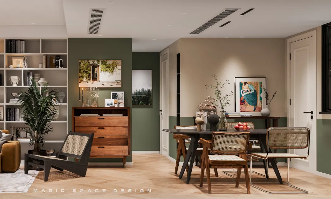 中古风三居室设计丨中国合肥丨麻吉空间联合设计机构-31