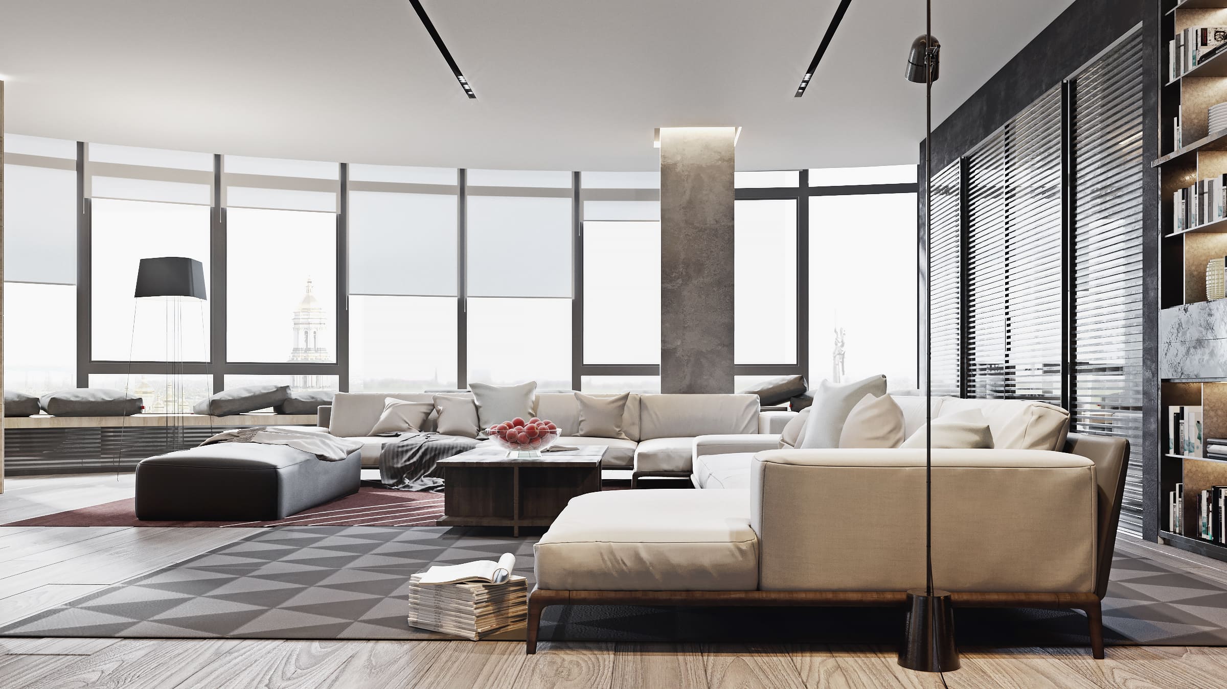 乌克兰基辅 260㎡住宅设计-1