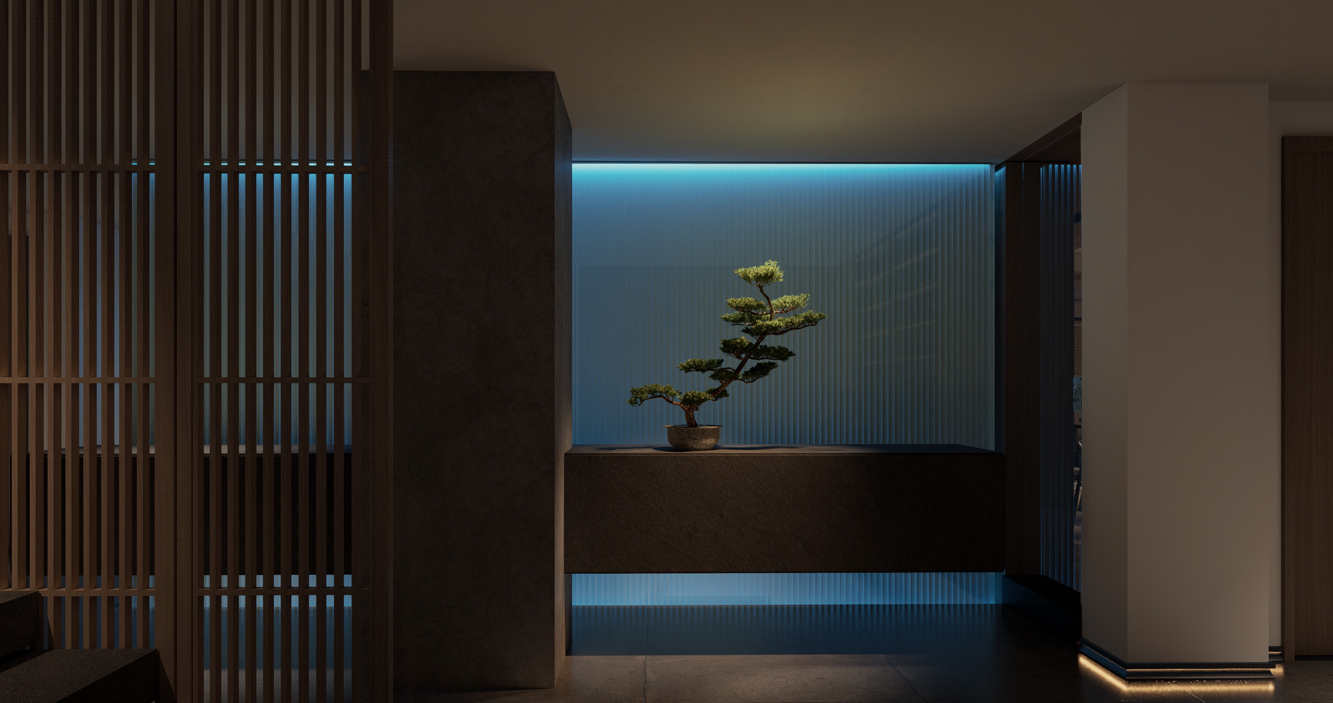 万境壹空·朝花夕拾私人茶会所空间设计丨万境壹空美学设计师-12