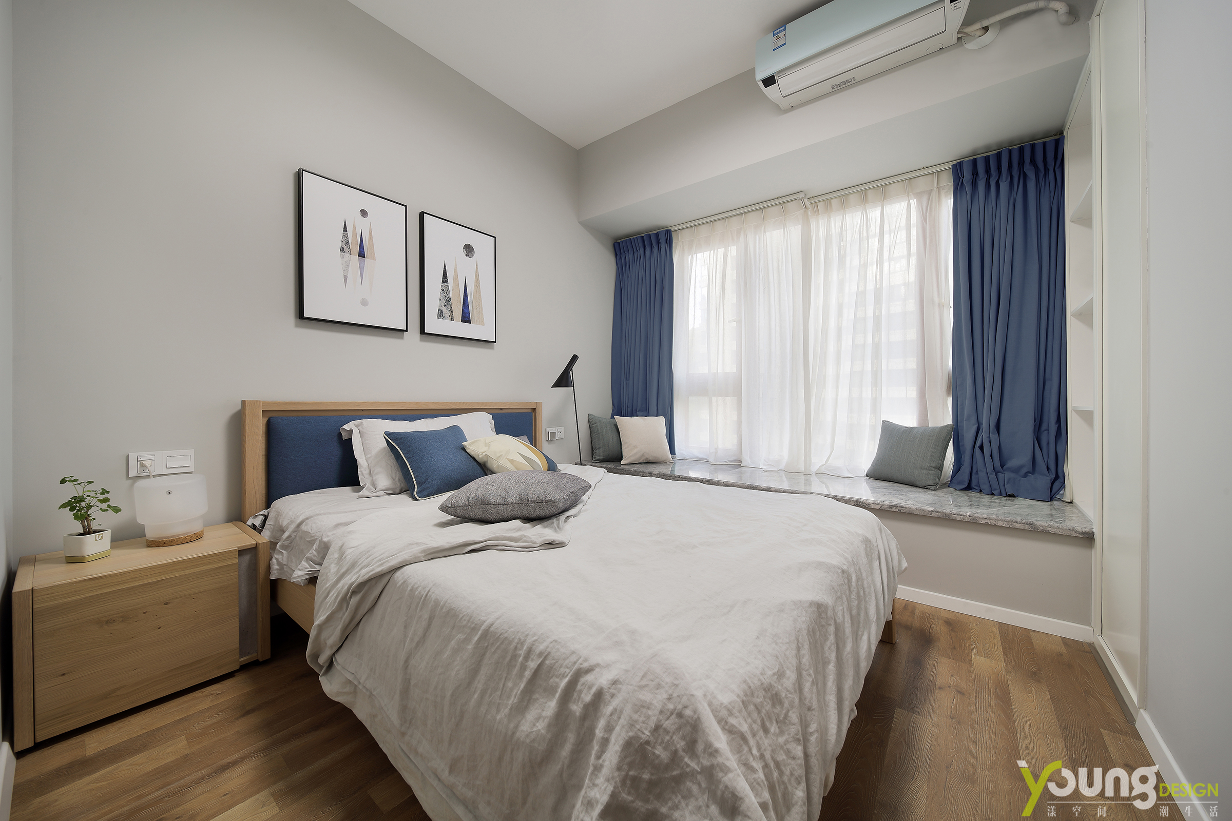 漾设计Young Design｜深圳市福田兰江山第—《悠见南山》-44