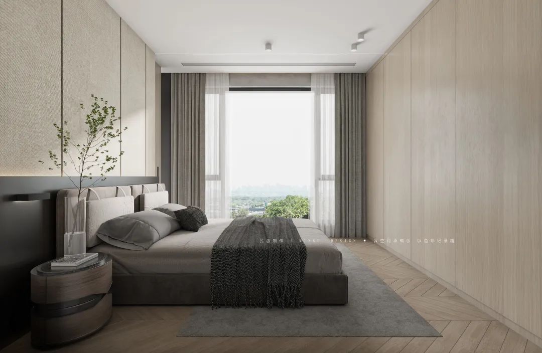 广州·椿舍空间设计,简约线条勾勒春意生活-53