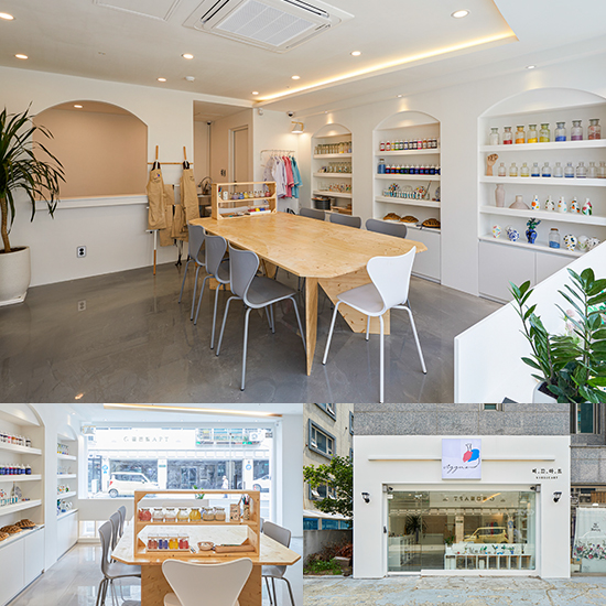 简约风 10 坪陶瓷教室设计-1