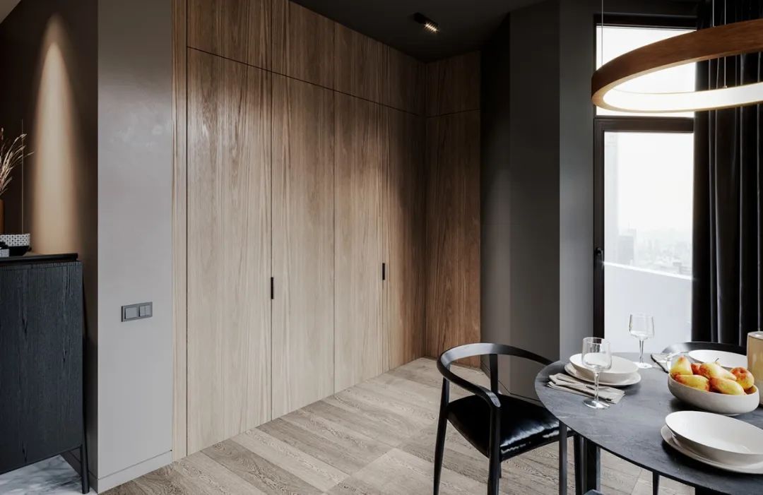 105㎡温润住宅，简约实木与大理石的完美结合-85