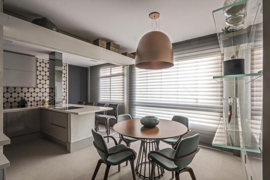 巴西 45 平米智能公寓,年轻夫妇的舒适生活空间-3