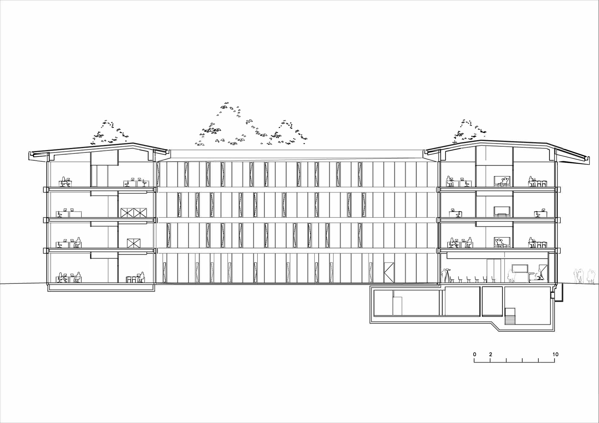 德国足球协会校园丨德国法兰克福丨kadawittfeldarchitektur-31