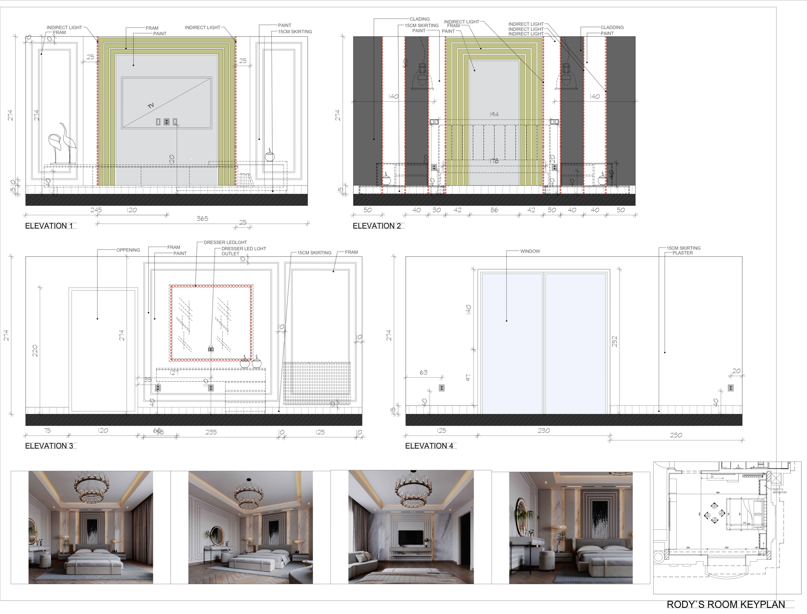 室内空间技术立面设计-2