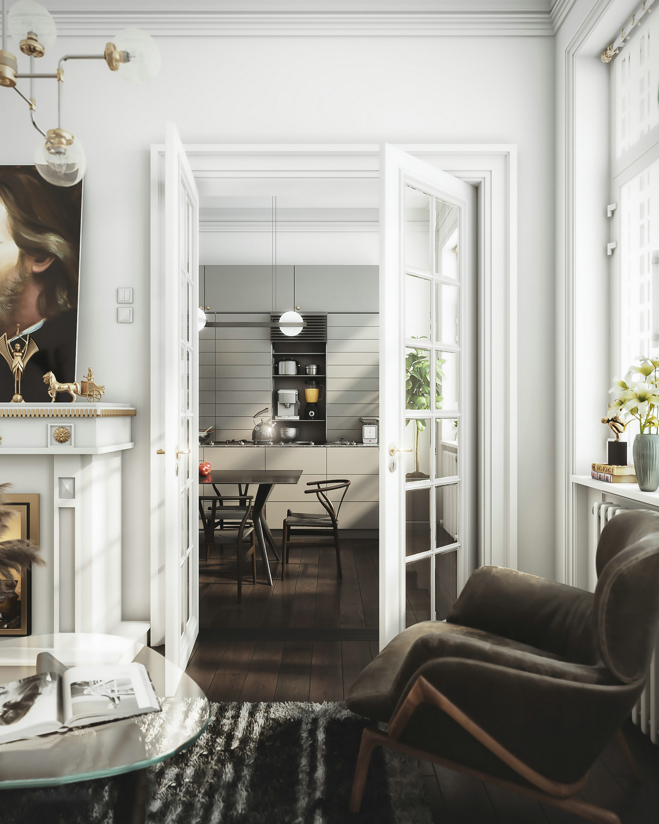 巴黎风情，轻奢空间的艺术魅力-7