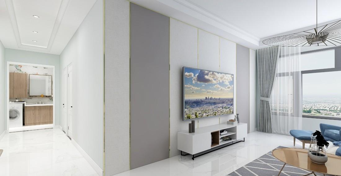 
中铁城102平 简约小清新 -5