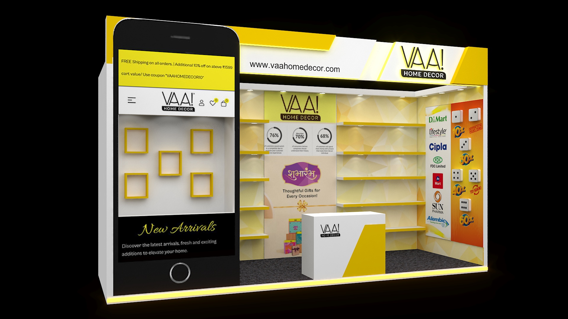 small one side exhibtion stall-1