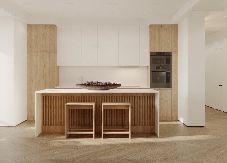 浅色客厅公寓设计丨亚美尼亚丨Zenith studio(设计师Ani Karapetyan)-13