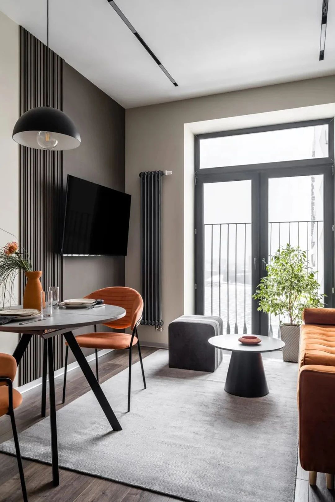 81㎡独居男人的现代空间设计-43