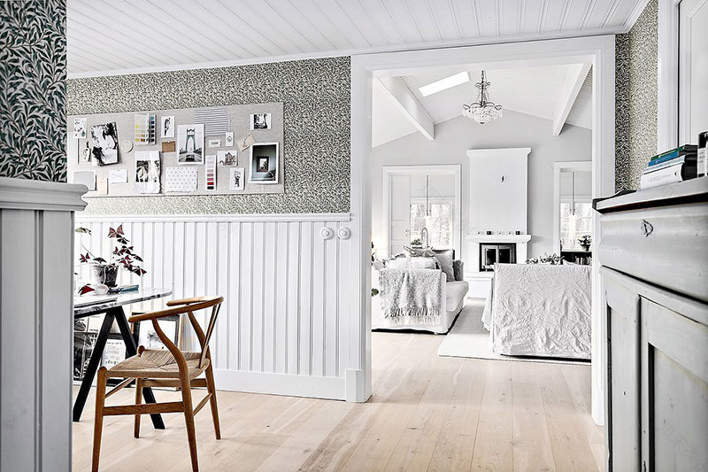 瑞典简约乡村小屋,经济实惠的舒适空间-14