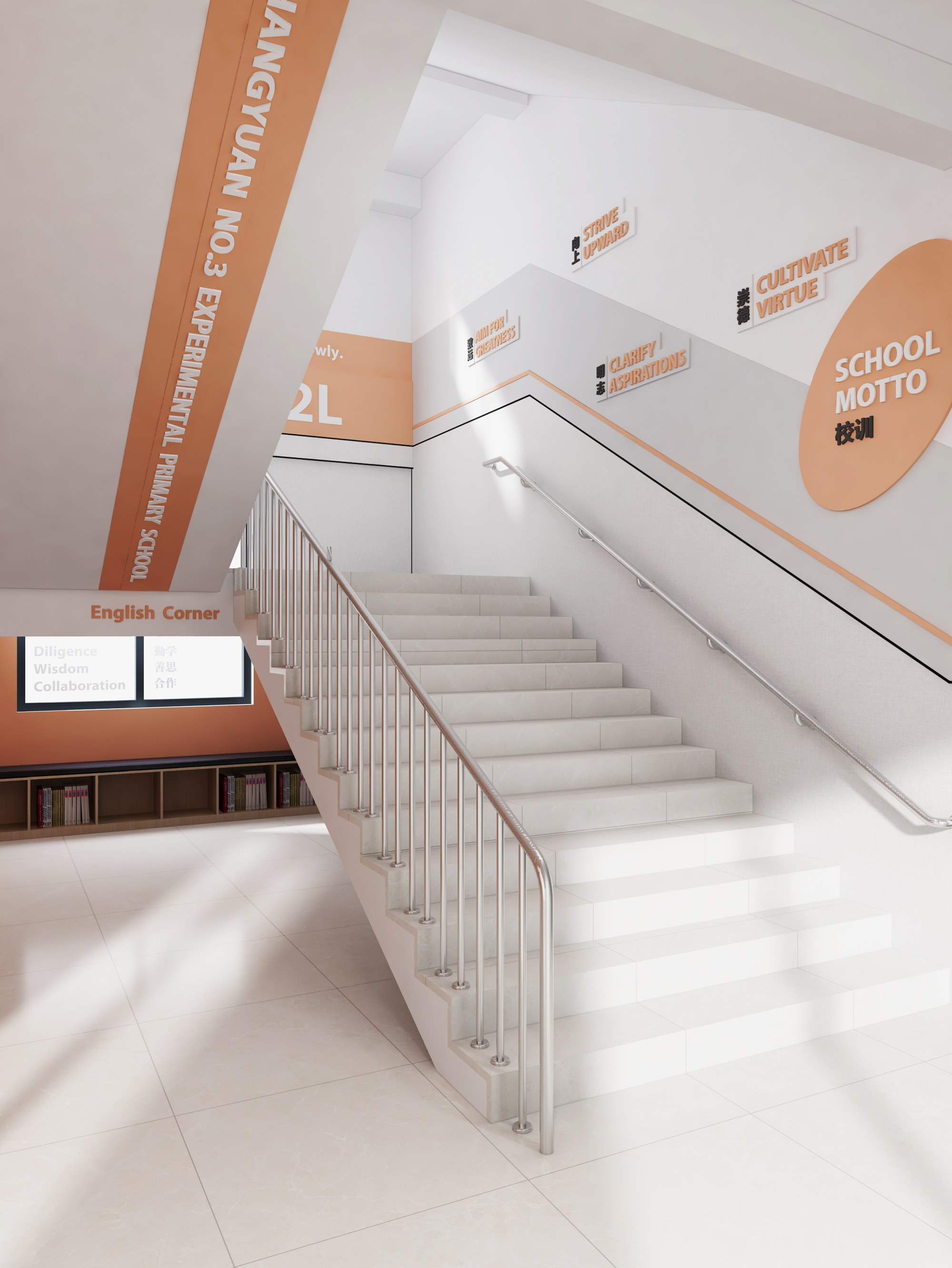 【学校楼梯文化】英语学科展示-1