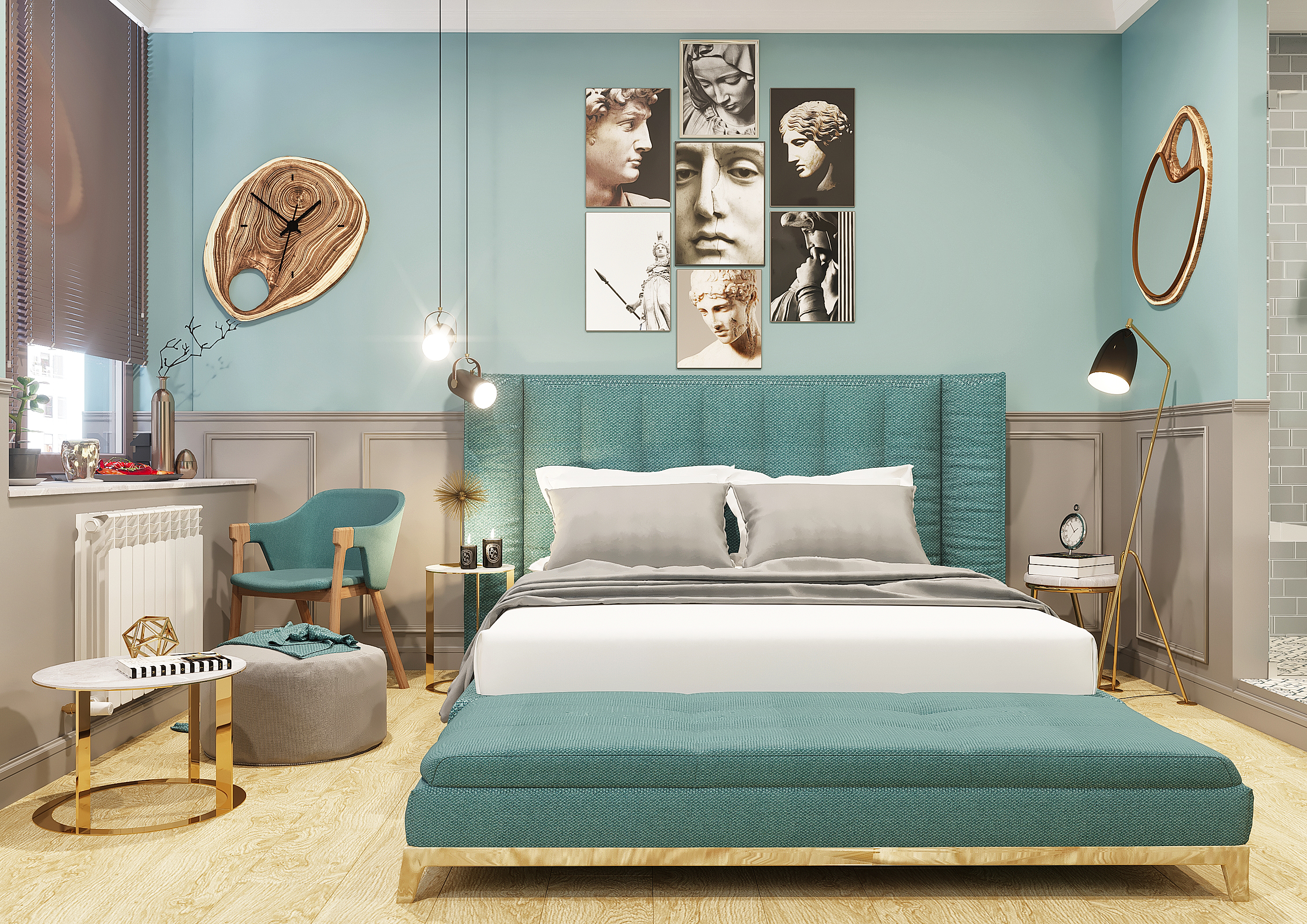 Hotel Room in Paris, France..-3