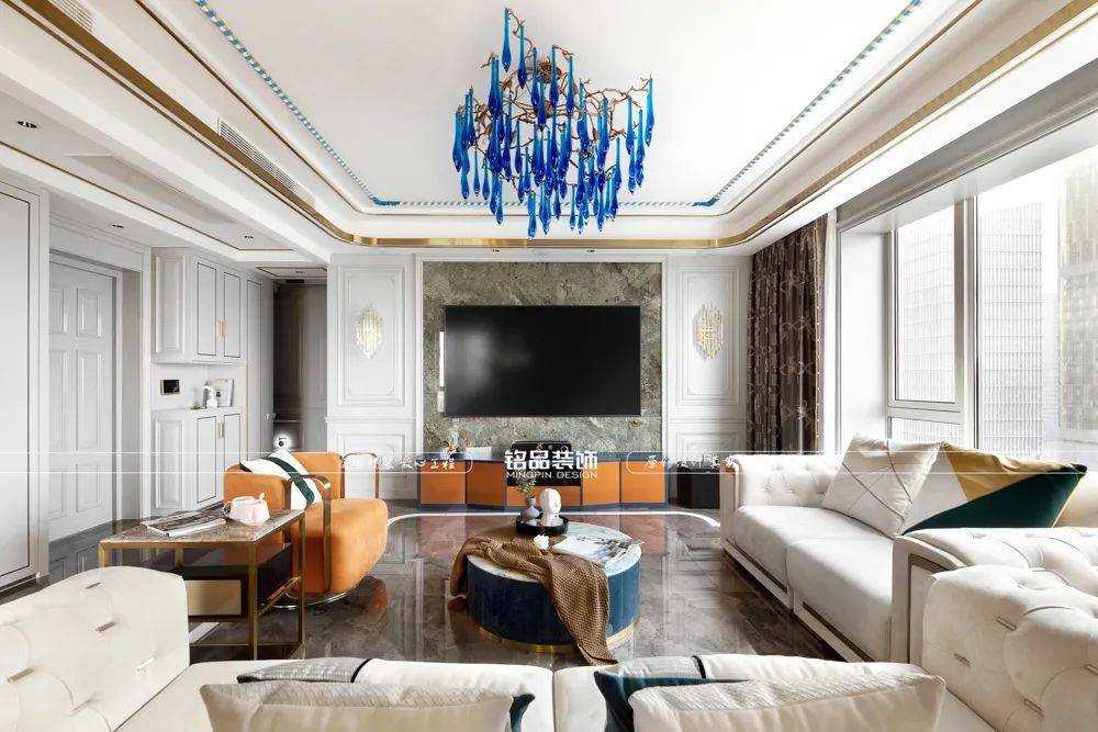 119 方横厅装出超大平层丨铭品装饰-18