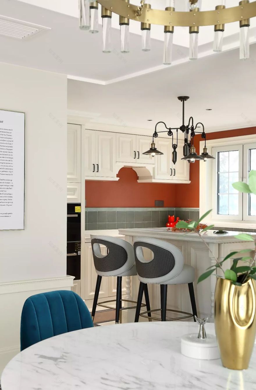 包豪斯色彩碰撞,打造 500 平方米艺术摩登空间-24