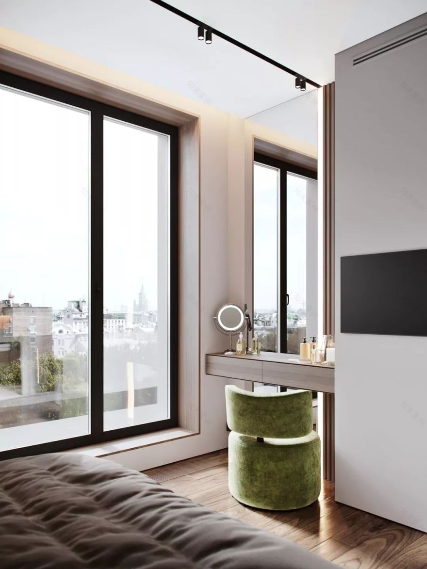 125㎡简约时尚温婉家居设计-34