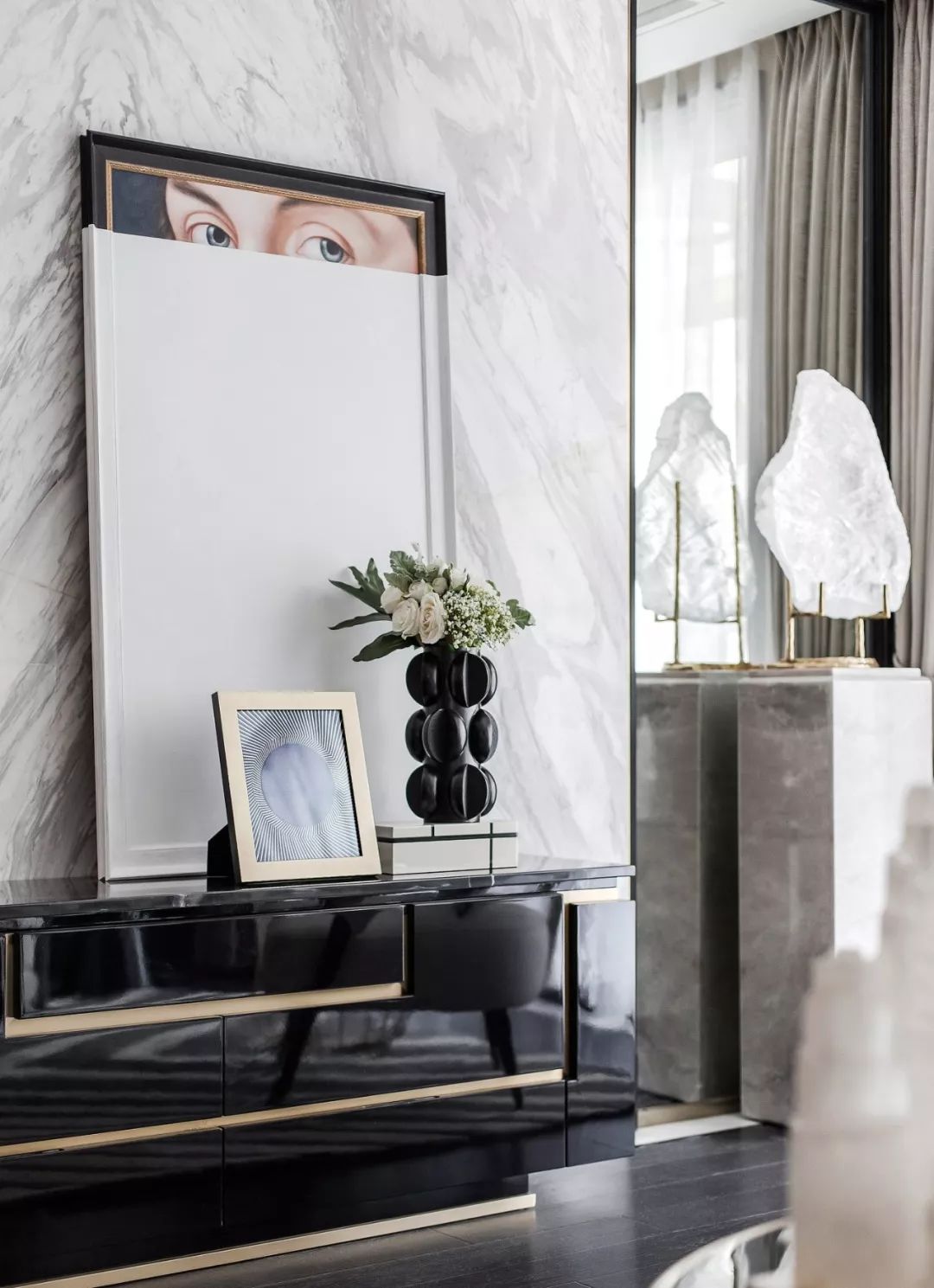 金辉白马云著样板间 | 曼哈顿轻奢,自由不羁的都市生活-12