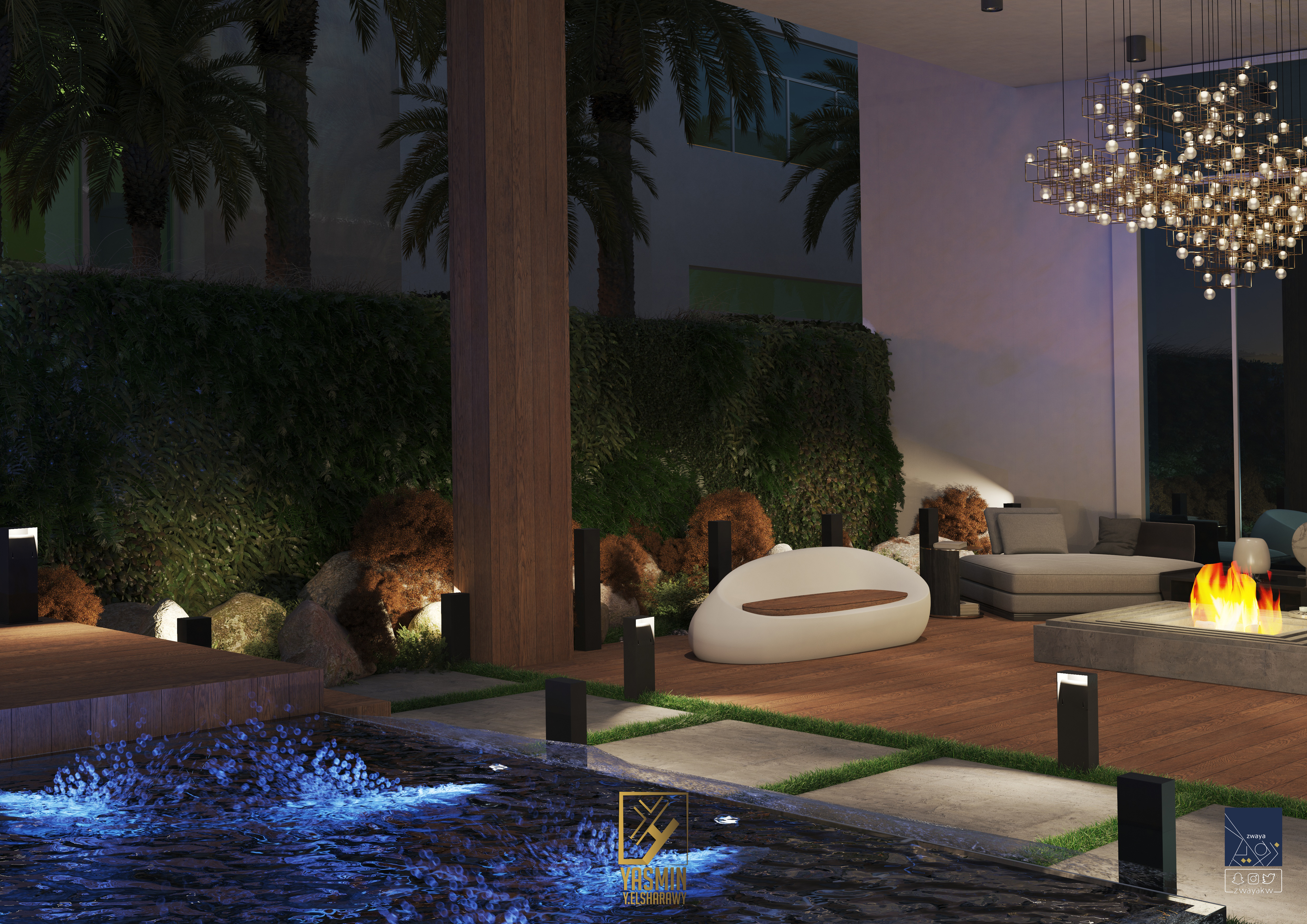 景观设计 别墅设计-16