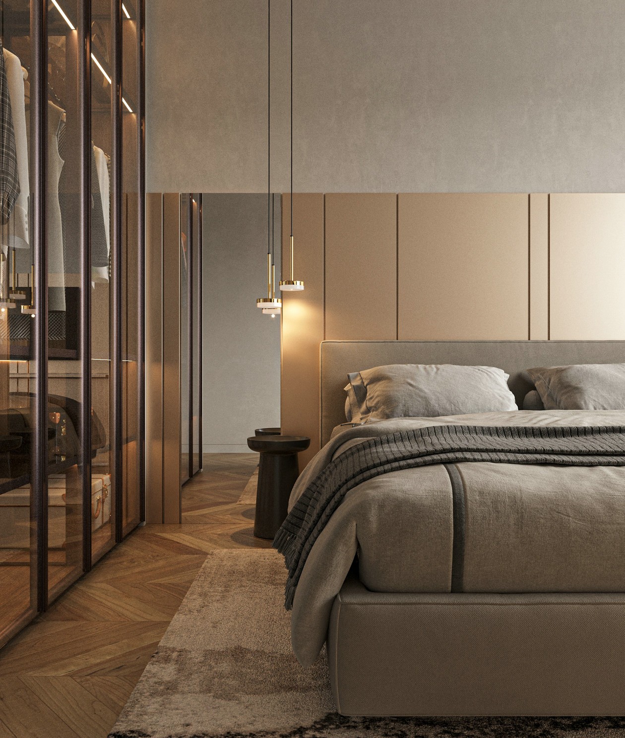 150㎡简约风公寓 舒适生活的本质-7