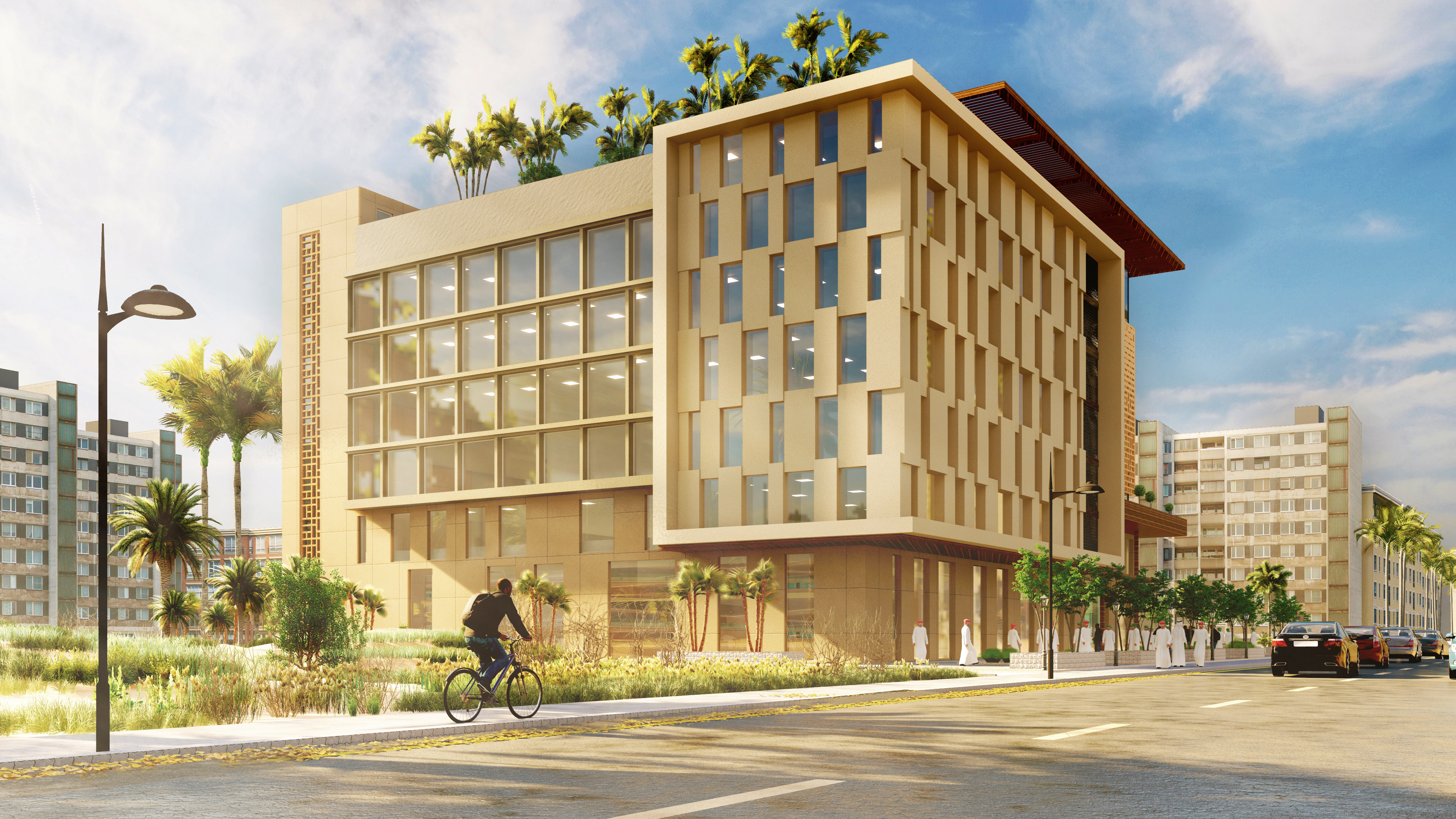 塔吉马斯喀特办公室丨阿曼丨SOLOMON ARCHITECTS  AQAR OMAN-14