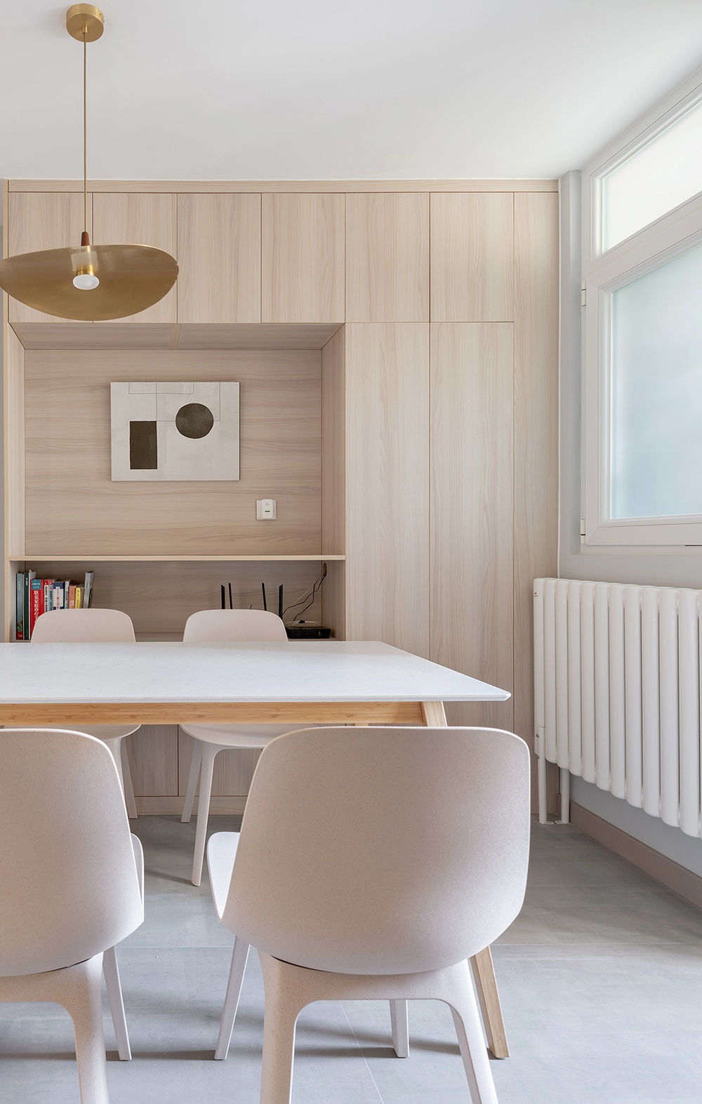 【久栖设计】46㎡学区房原木风，爆改餐厨一体，还能拥有三分离-3