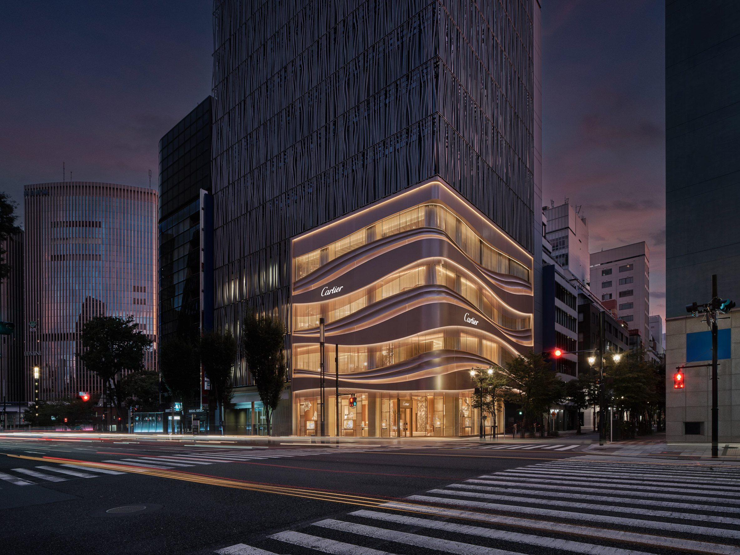 卡地亚银座店外立面设计丨日本东京丨Klein Dytham Architecture-18