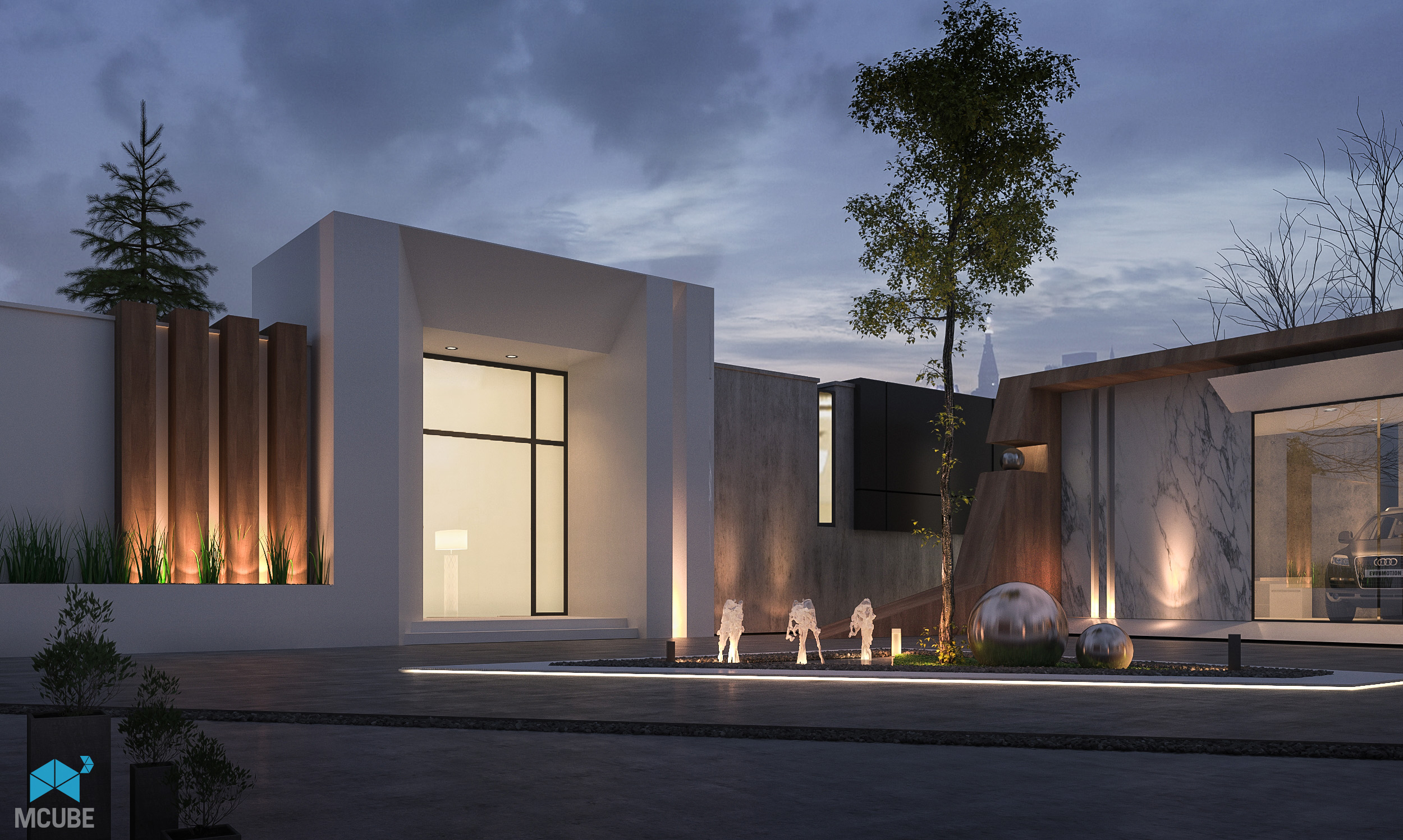 超现代别墅丨MCUBE Studios-9