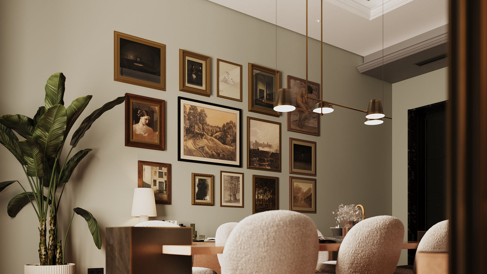 复古餐饮+起居区丨美国丨Mo Ashraf-10