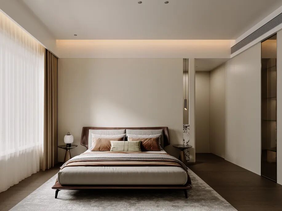 270㎡意式轻奢风 江山印·云玺丨中国阳江丨纵向·空间设计-25