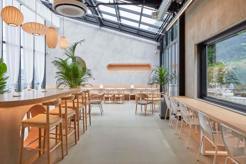 光点勾勒的 30 平米现代简约咖啡厅-9