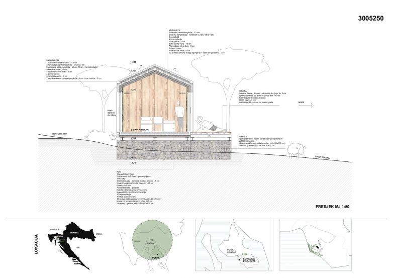 Mini Home:小房子在自然中竞赛获奖的石砌装配式房屋丨克罗地亚-28