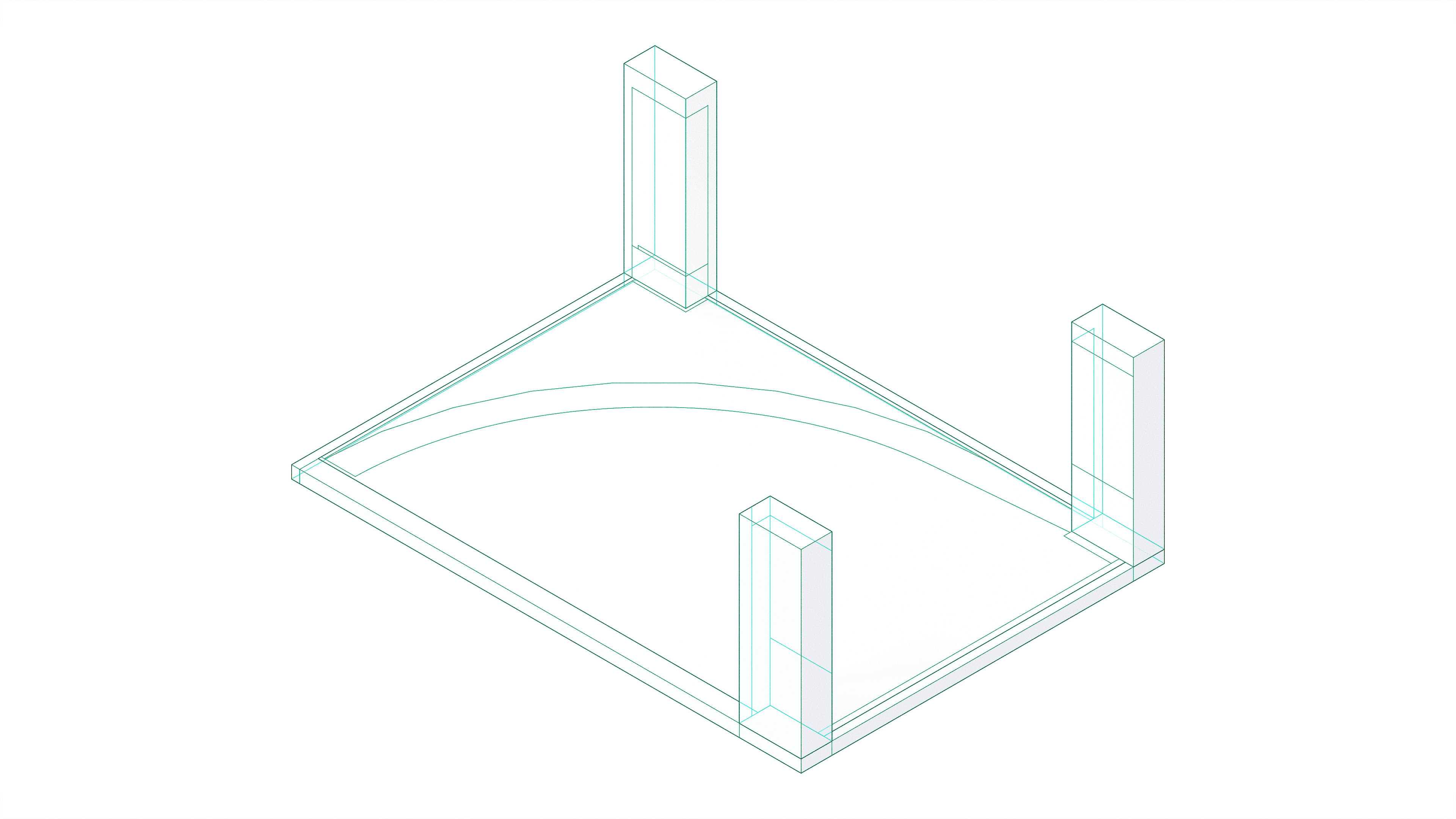 Carita Canalla / Barber Shop / Axonometrics-0