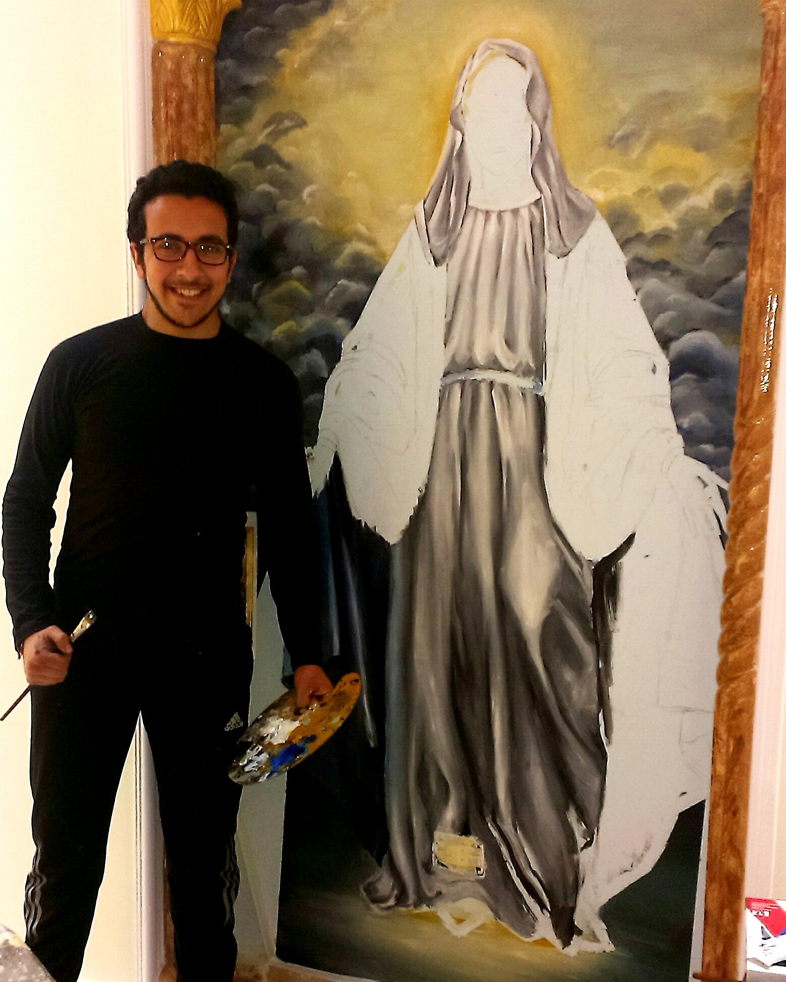 Oil painting drawings-1