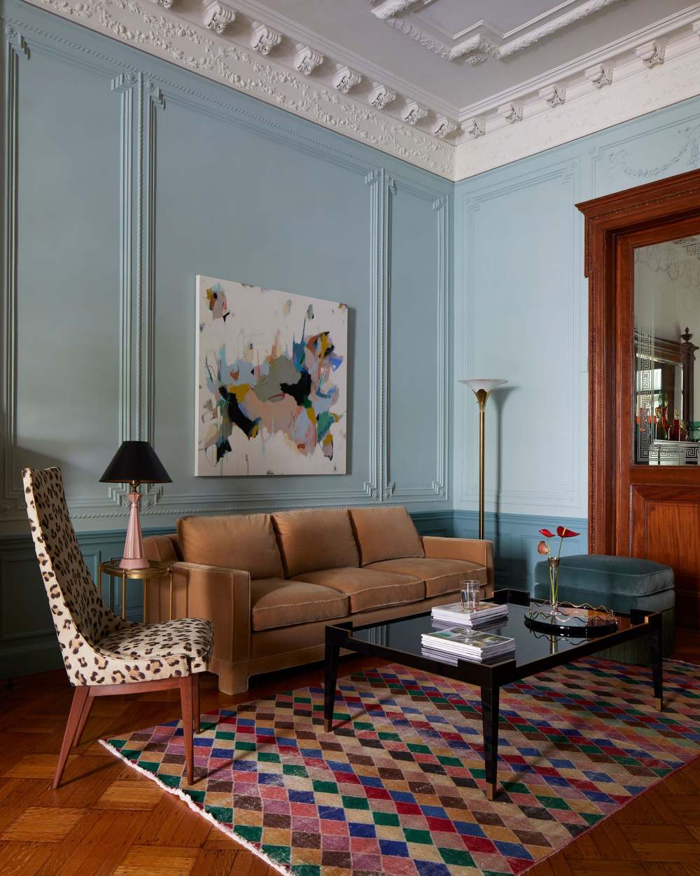 布鲁克林老派风格公寓的彩色致敬-15