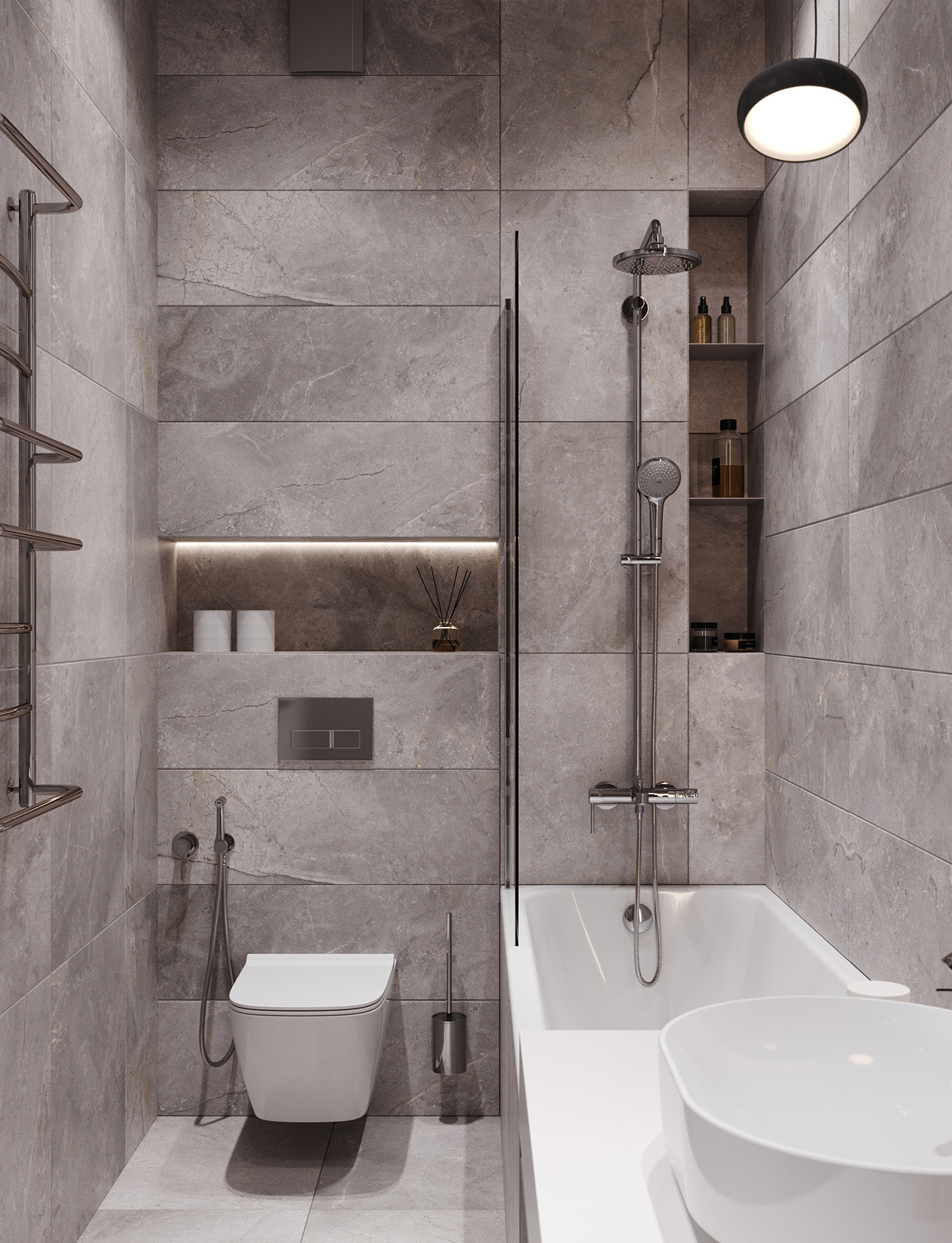 81㎡原木与灰 让简约更有格调！-21