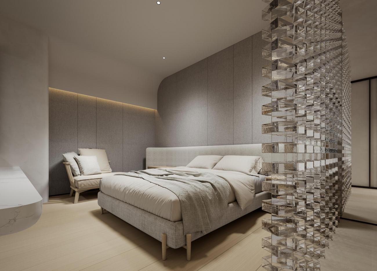 渡边智绍设计 | 华润三亚海棠湾悦府顶层样板间设计方案-35