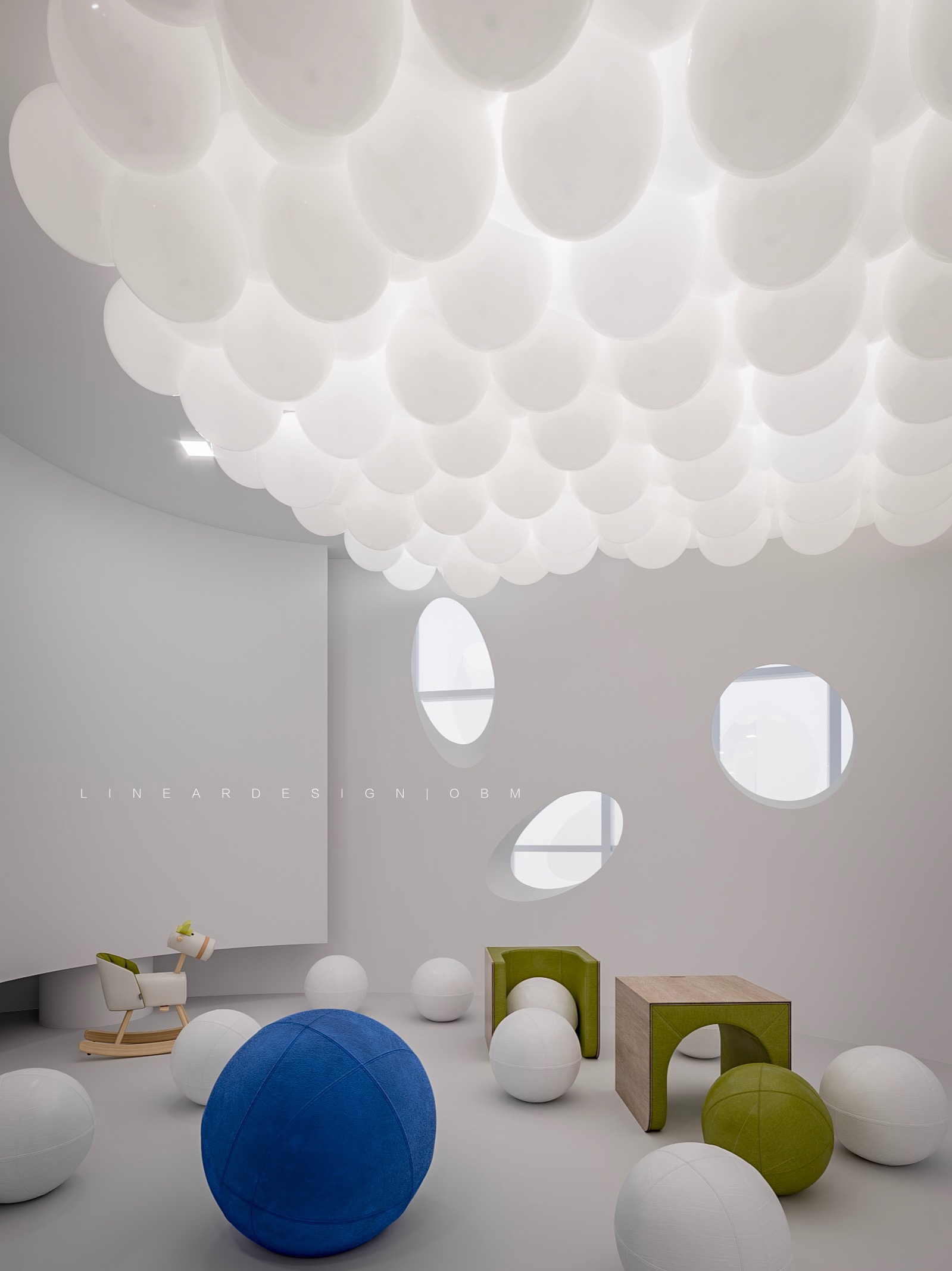 OBM 亲子培训中心，艺术属性的交互空间设计-8