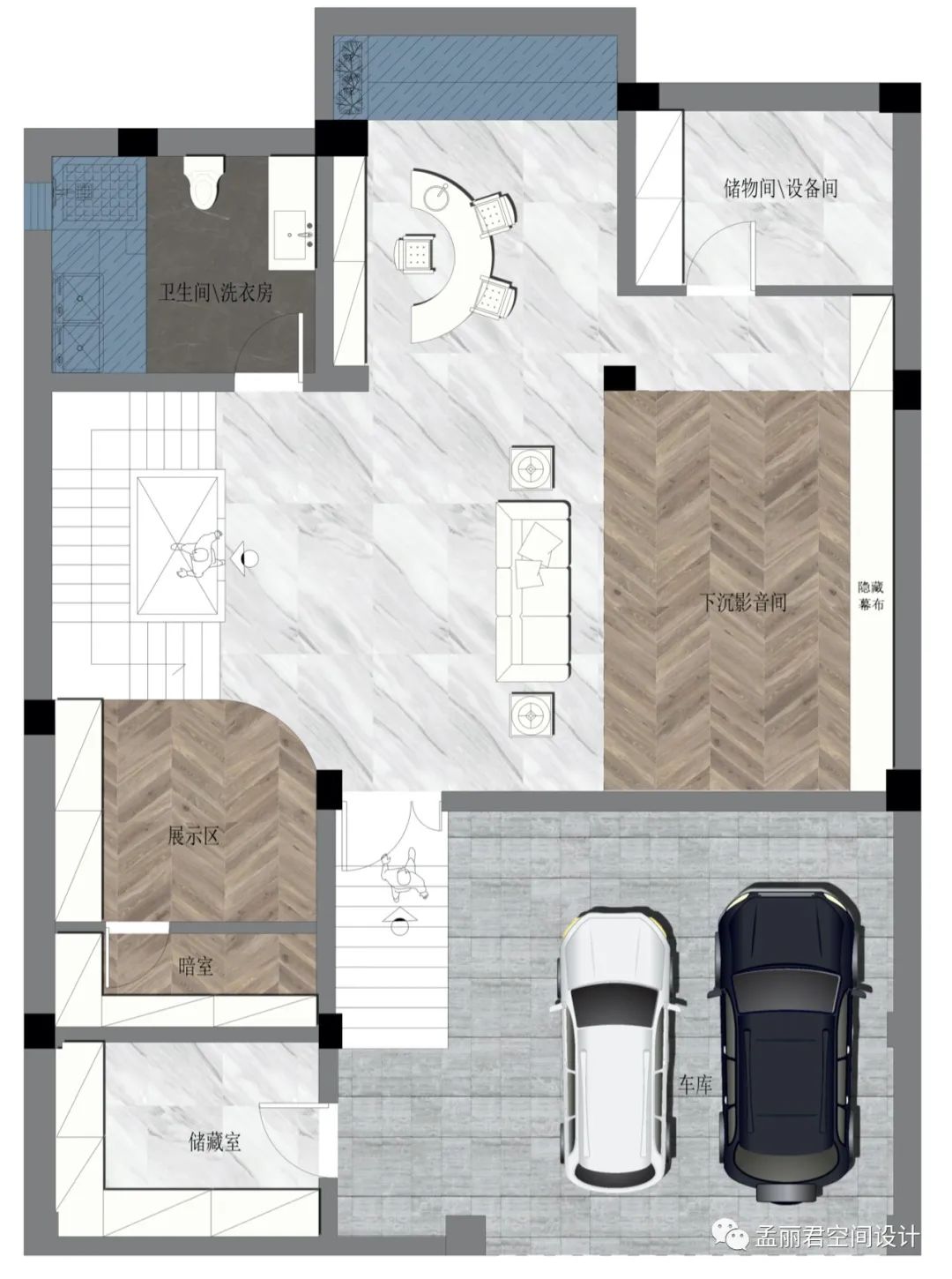 淄博绿城玫瑰园法式轻奢别墅设计丨中国淄博丨孟丽君空间设计-20