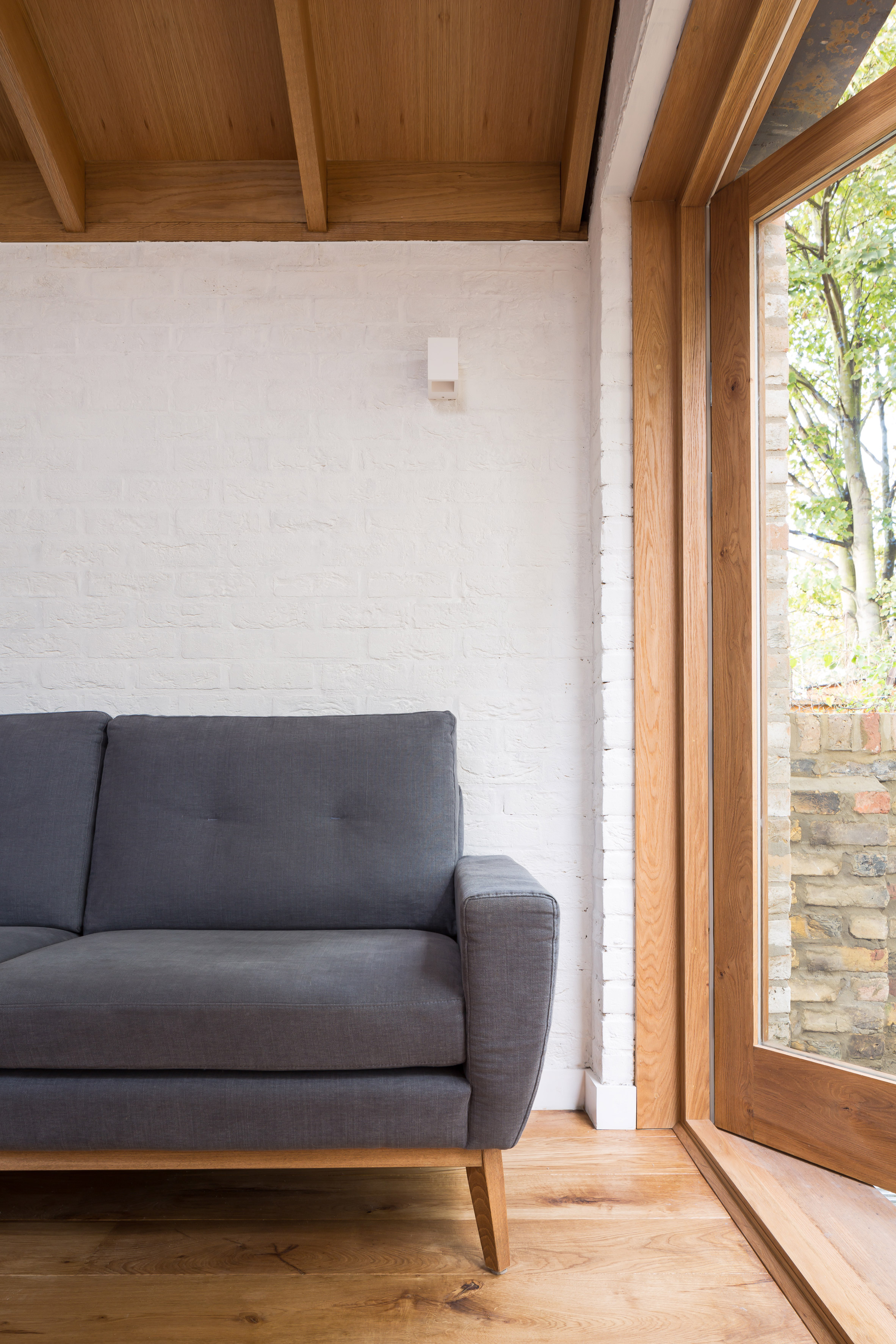 Grey Griffiths Architects' London extension features exposed roof structure-23