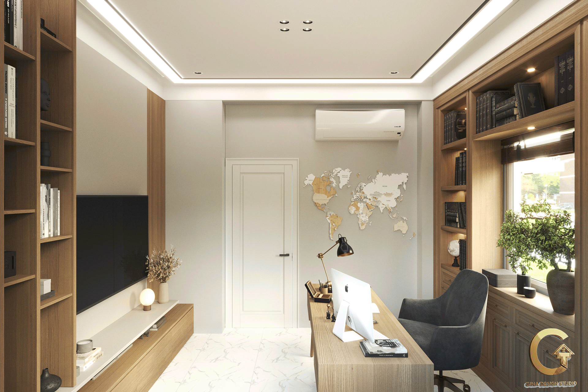 居家办公空间设计-9