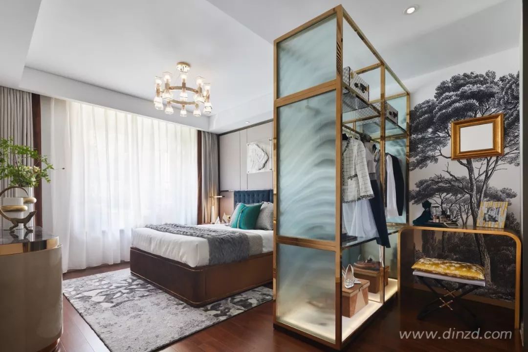 大华·徐州潘安湖首府洋房 | 摩登复古的金色空间-32