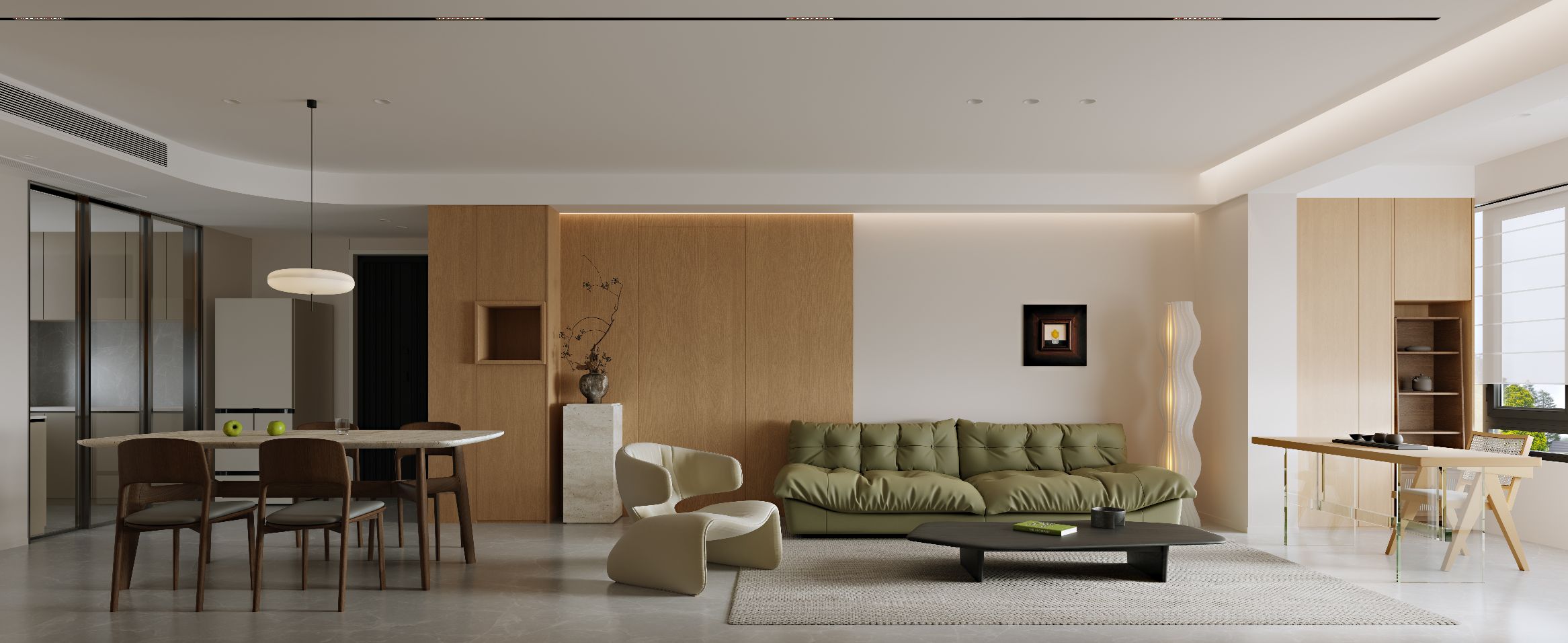 效果图|现代原木风-4