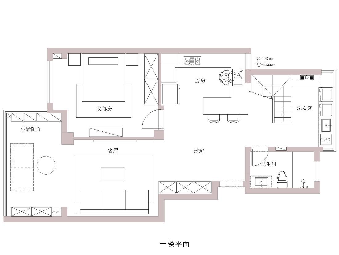 纯白+木色舒适惬意生活空间设计-35