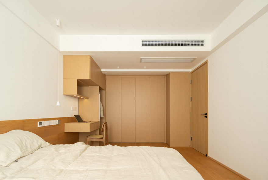 理工男的日式原木风之家丨木心设计研究室-44