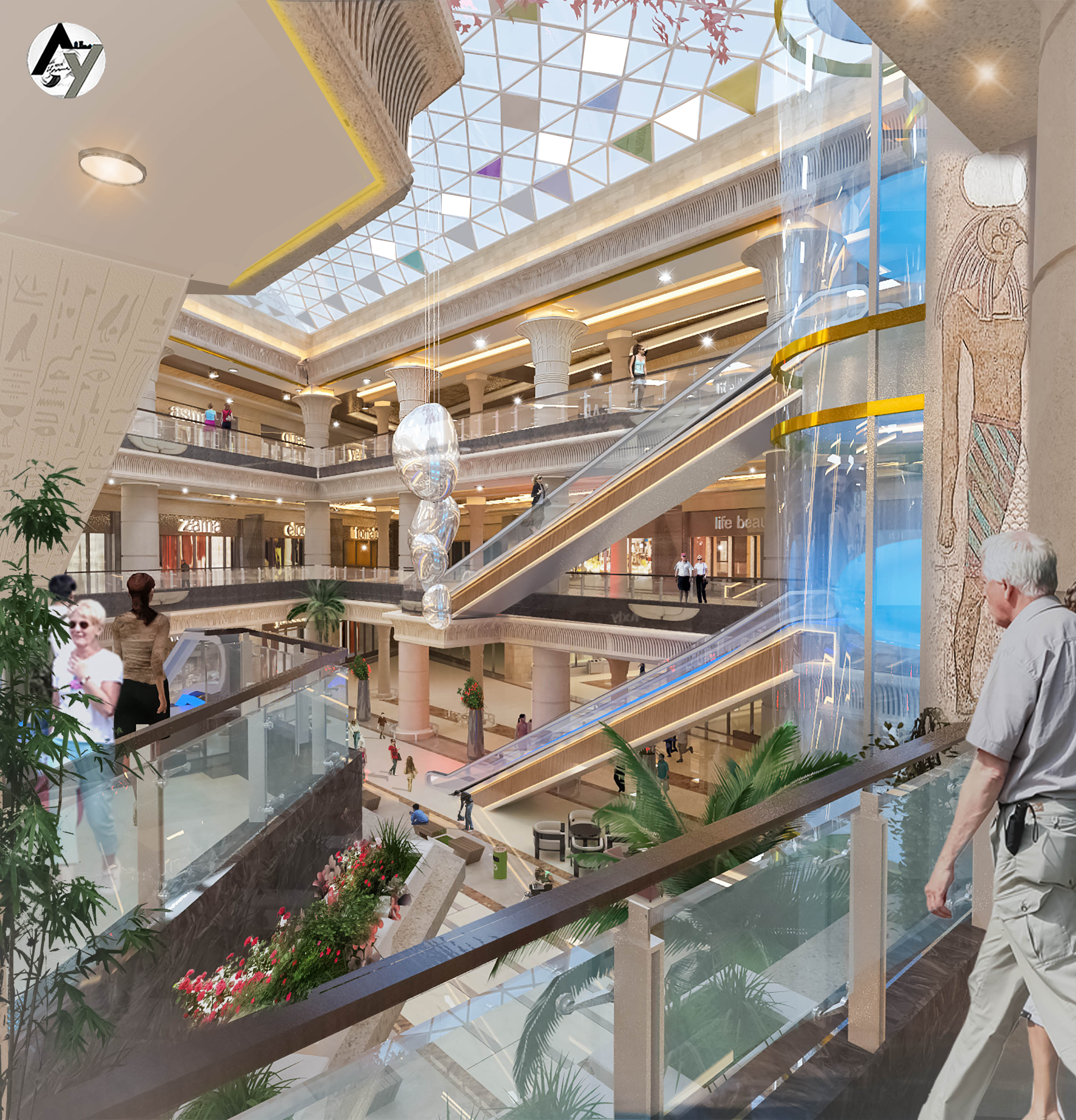 Bashtil 火车站购物中心丨埃及丨Diaconsult 办公室-25