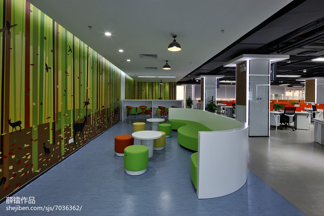 平安科技（深圳）有限公司980万元5600平米办公空间装修-14