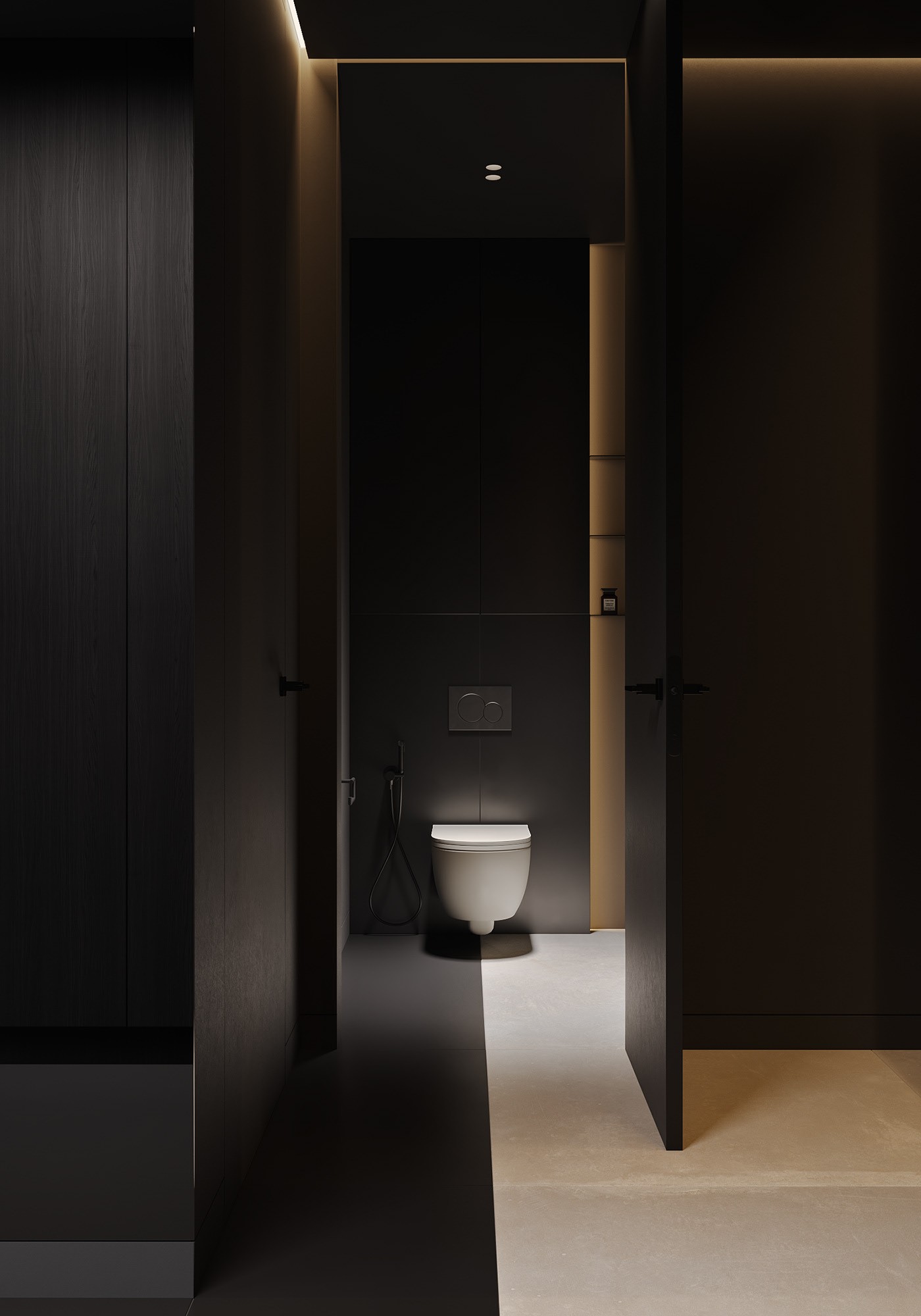 高级黑色系住宅设计 超酷-16