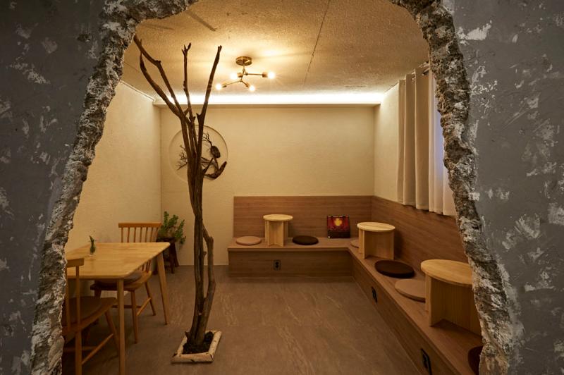 21 平米小屋变身复古咖啡馆，设计亮点独具匠心-2